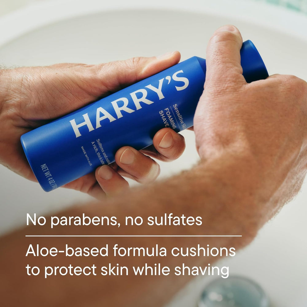 Flex hinge design helping Harry's razor follow facial contours