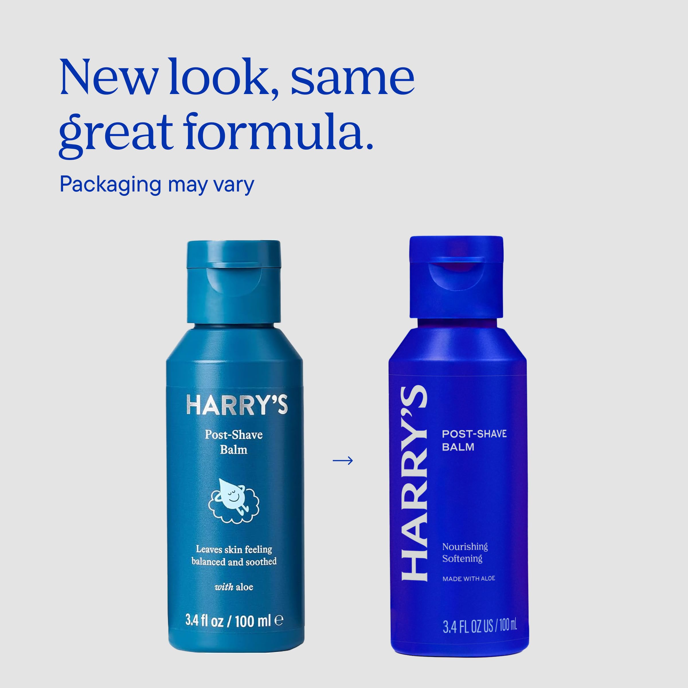 Harry's Post-Shave Balm 2-pack box highlights convenient, gift-ready care