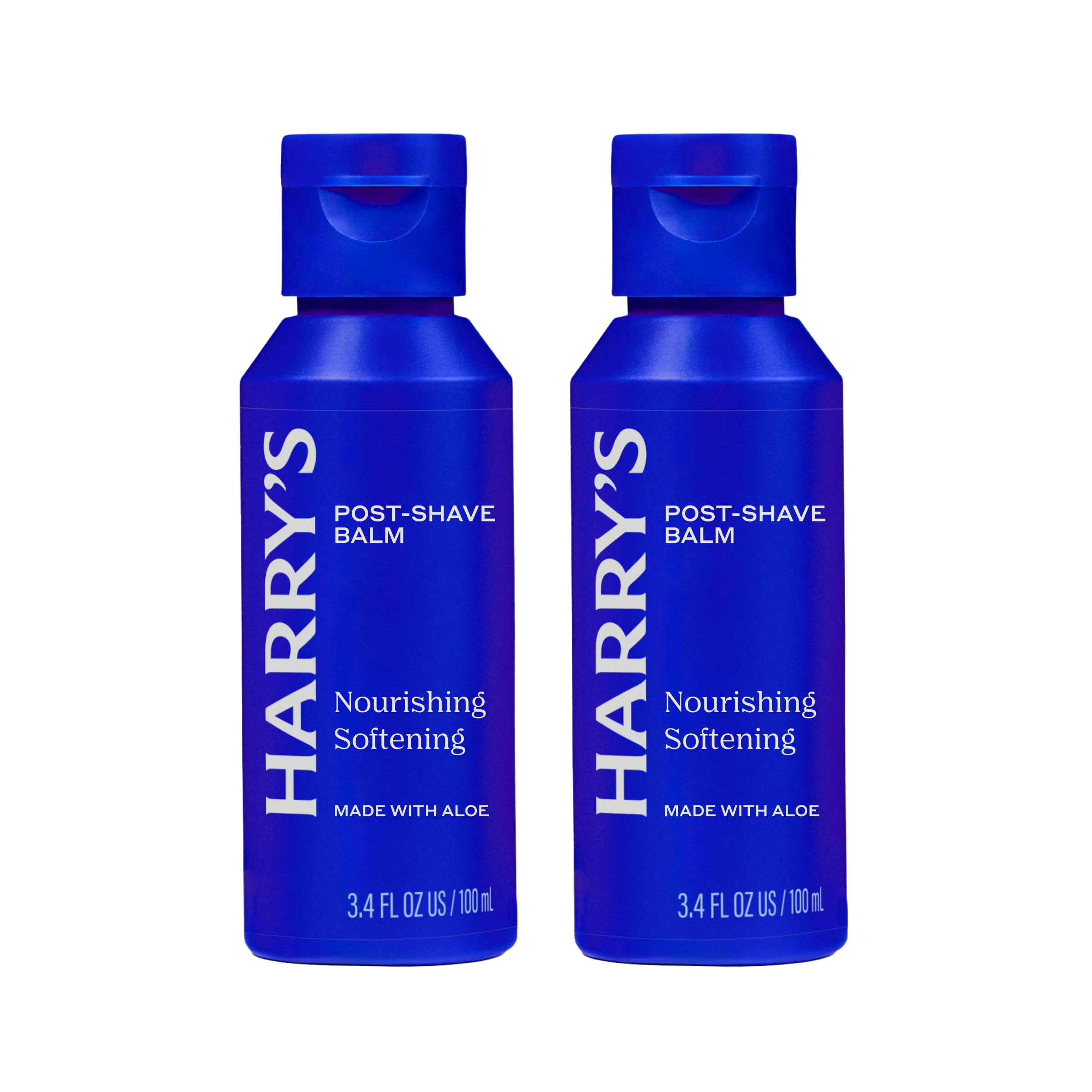 Harry's Post-Shave Balm aloe bottle providing soothing hydration after shaving