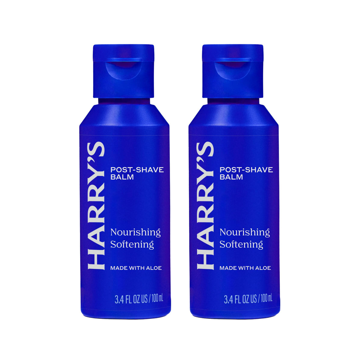 Harry's Post-Shave Balm aloe bottle providing soothing hydration after shaving