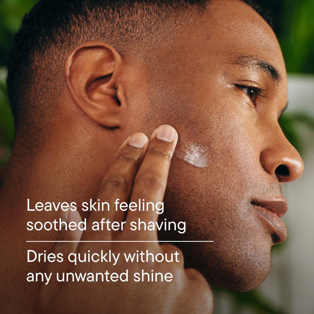 Harry's aloe and cucumber formula cools and moisturizes the skin