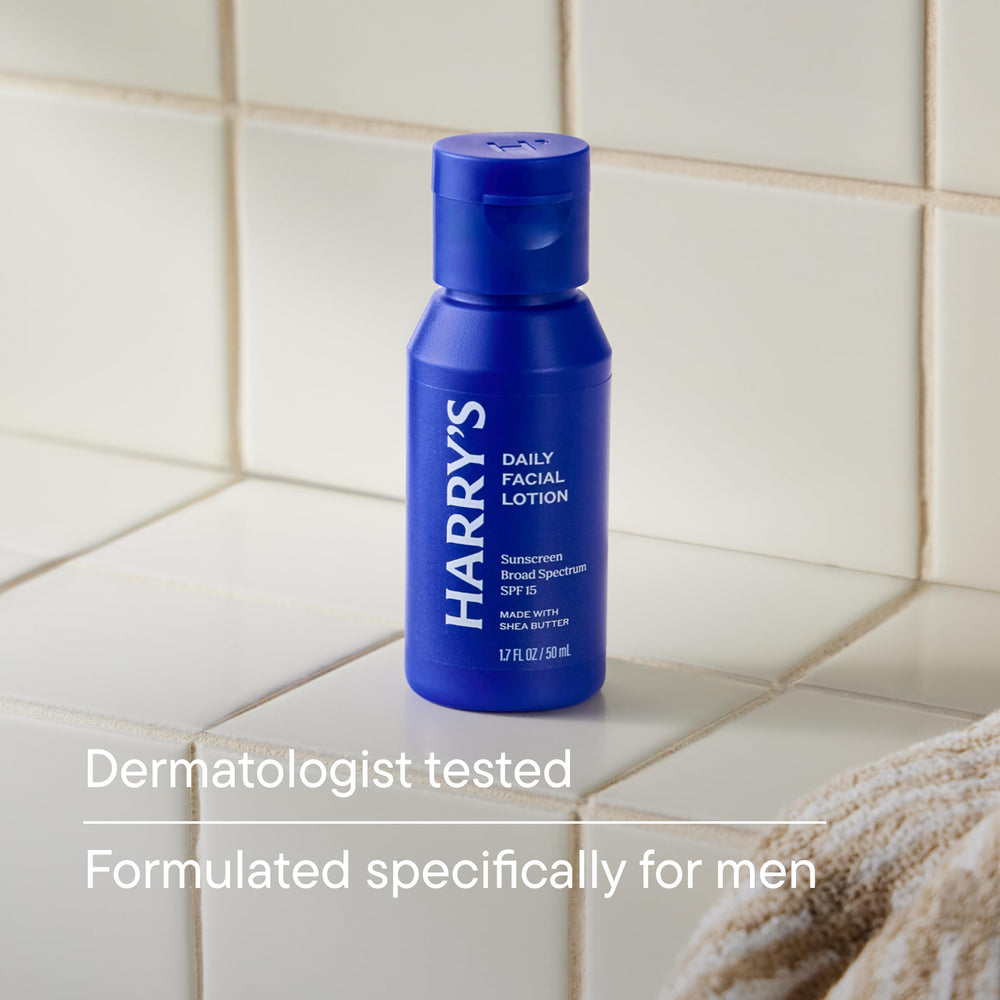 Protección solar mineral SPF 15 de Harry's para piel masculina