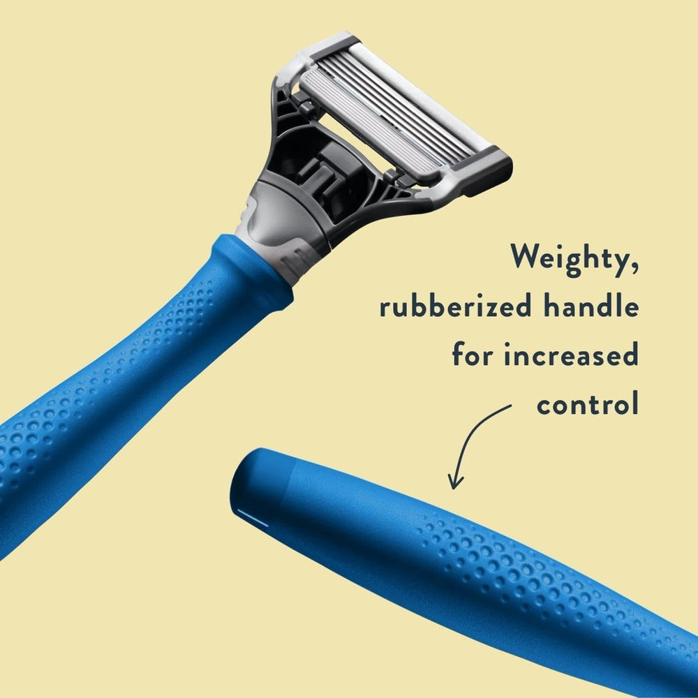 Harry's precision trimmer reaches tight areas like under the nose.