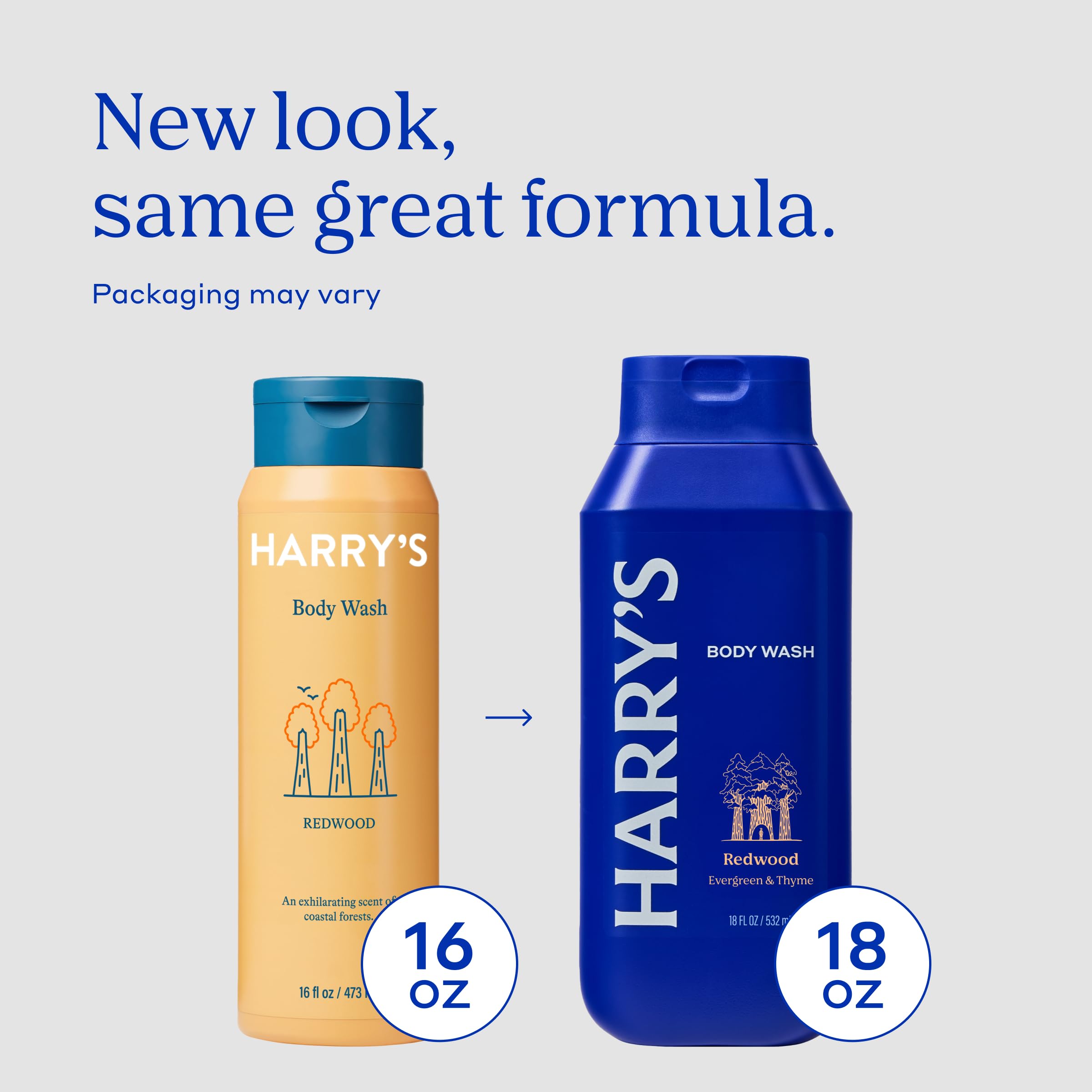 Harry's Redwood espuma densa cubre la piel para una limpieza suave.