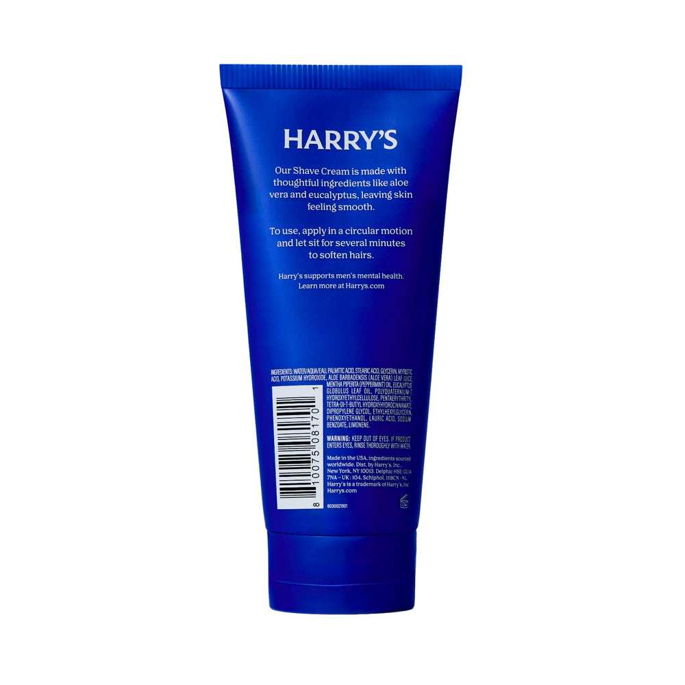 Harry's Shave Cream circular-motion application nourishes beard