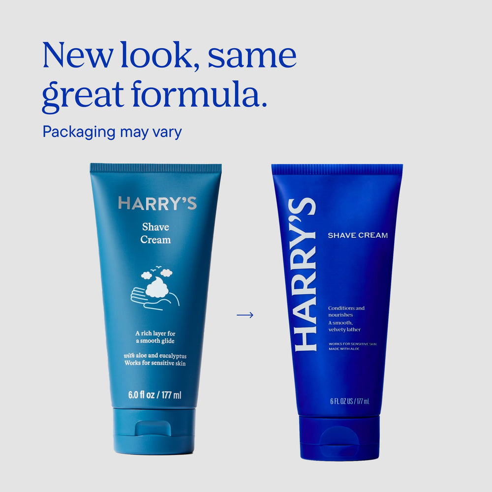 Harry's Shave Cream rich lather close-up for smooth razor glide