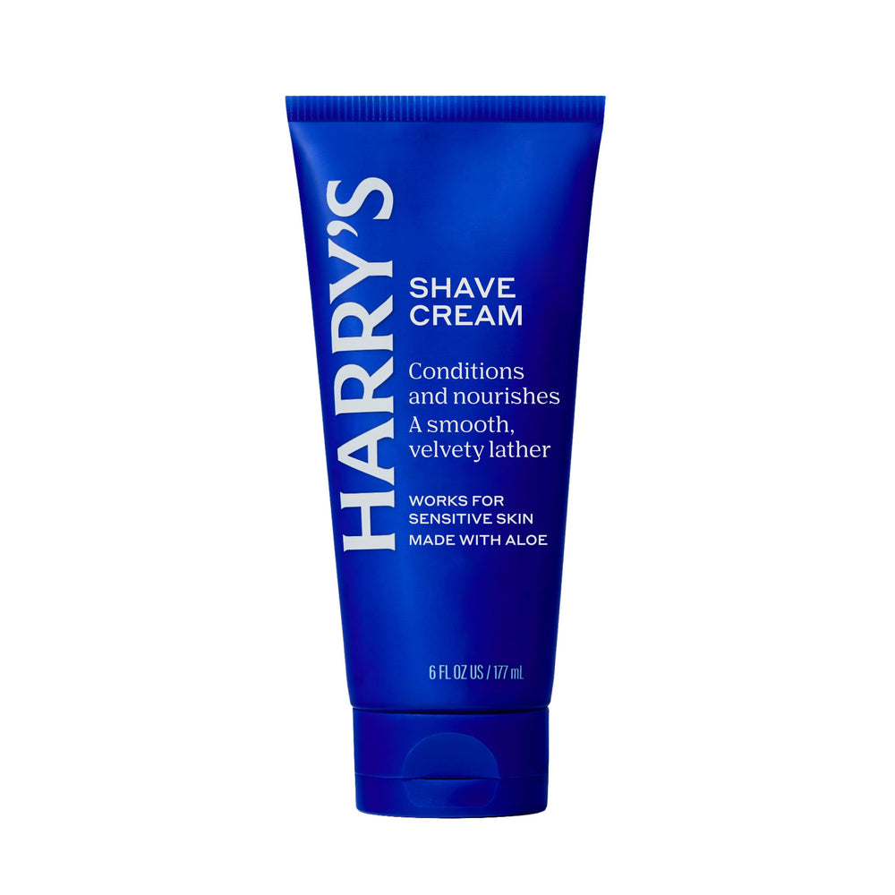 Harry's Shave Cream two-pack box front for convenient stocking