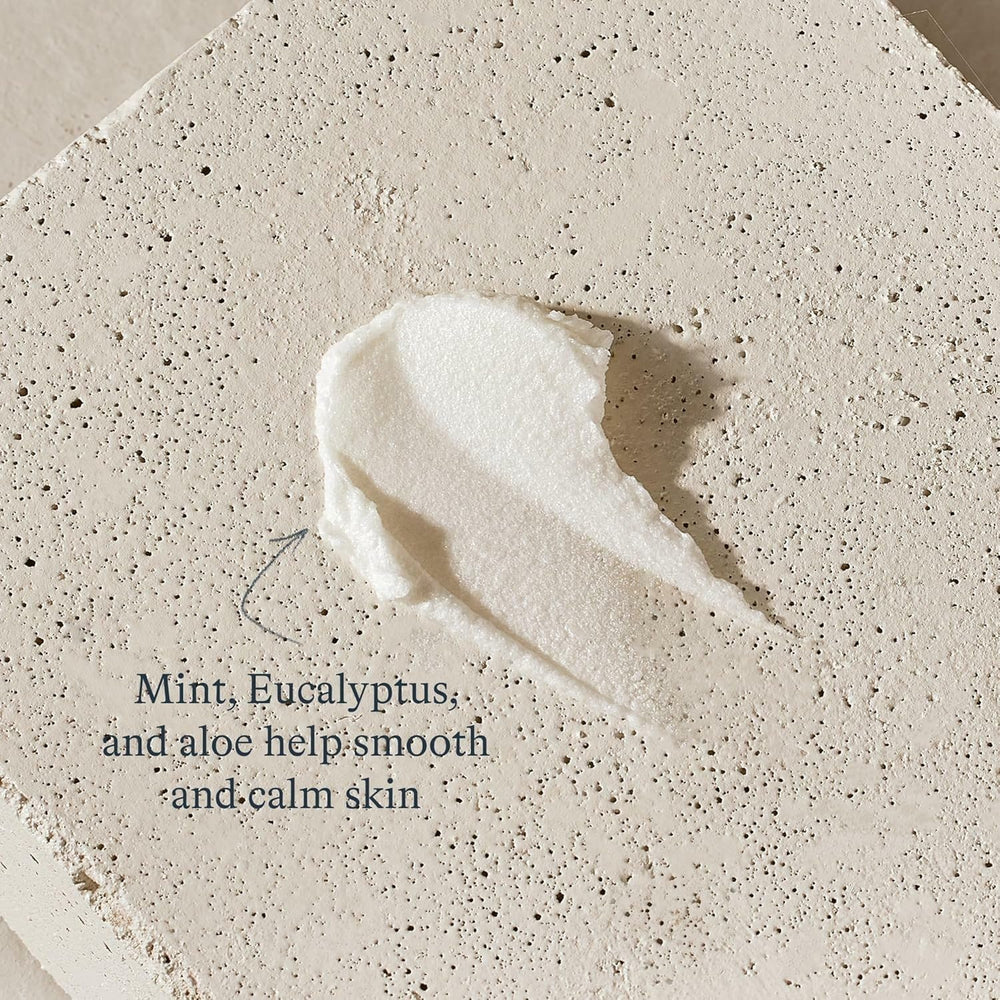 Harry's Shaving Cream Eucalyptus 2-pack ingredients highlight eucalyptus and natural oils for refreshing skin.