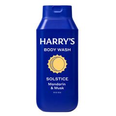 Harry's Solstice free-ingredients label emphasizes paraben- and sulfate-free formula.