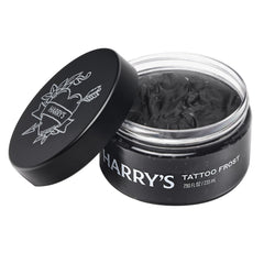 Harry's Tattoo Frost bottle-application shows quick hydration without greasiness.