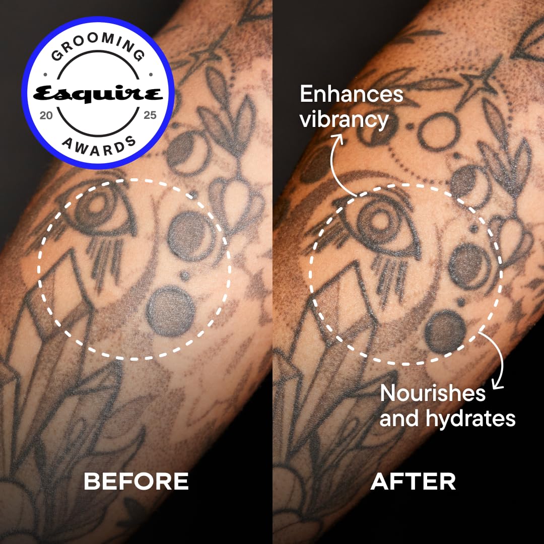 Harry’s Tattoo Frost cooling-sensation image highlights refreshing relief on contact.