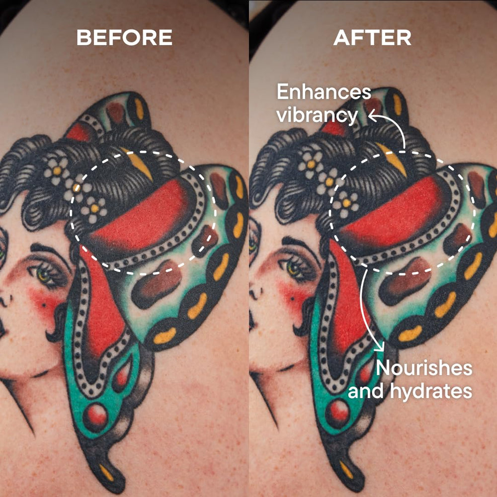 Harry’s Tattoo Frost fragrance-free design supports daily tattoo care.