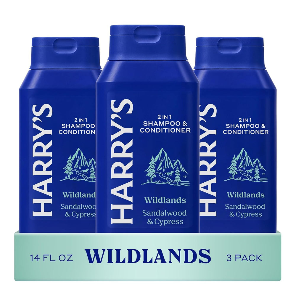 Harry's Wildlands 2in1 bottle view for all hair types