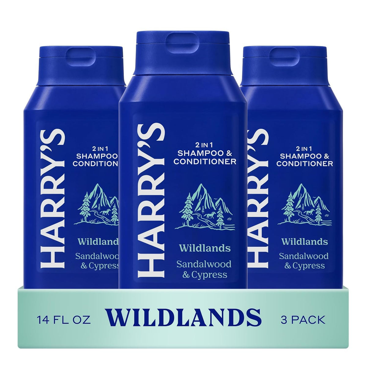 Harry's Wildlands 2in1 bottle view for all hair types