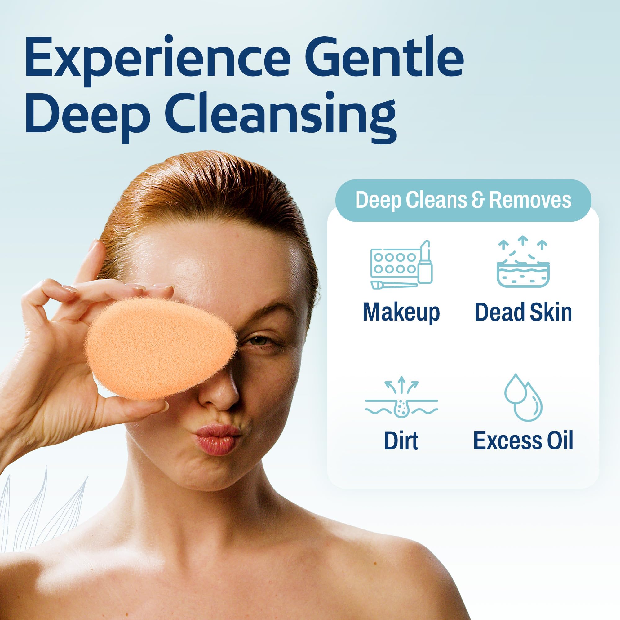 Close-up texture of HartFelt scrubber showing gentle exfoliation action.