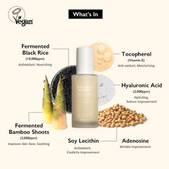 HARUHARU WONDER Arroz Negro Serum gotero: dosificación precisa para uso diario.