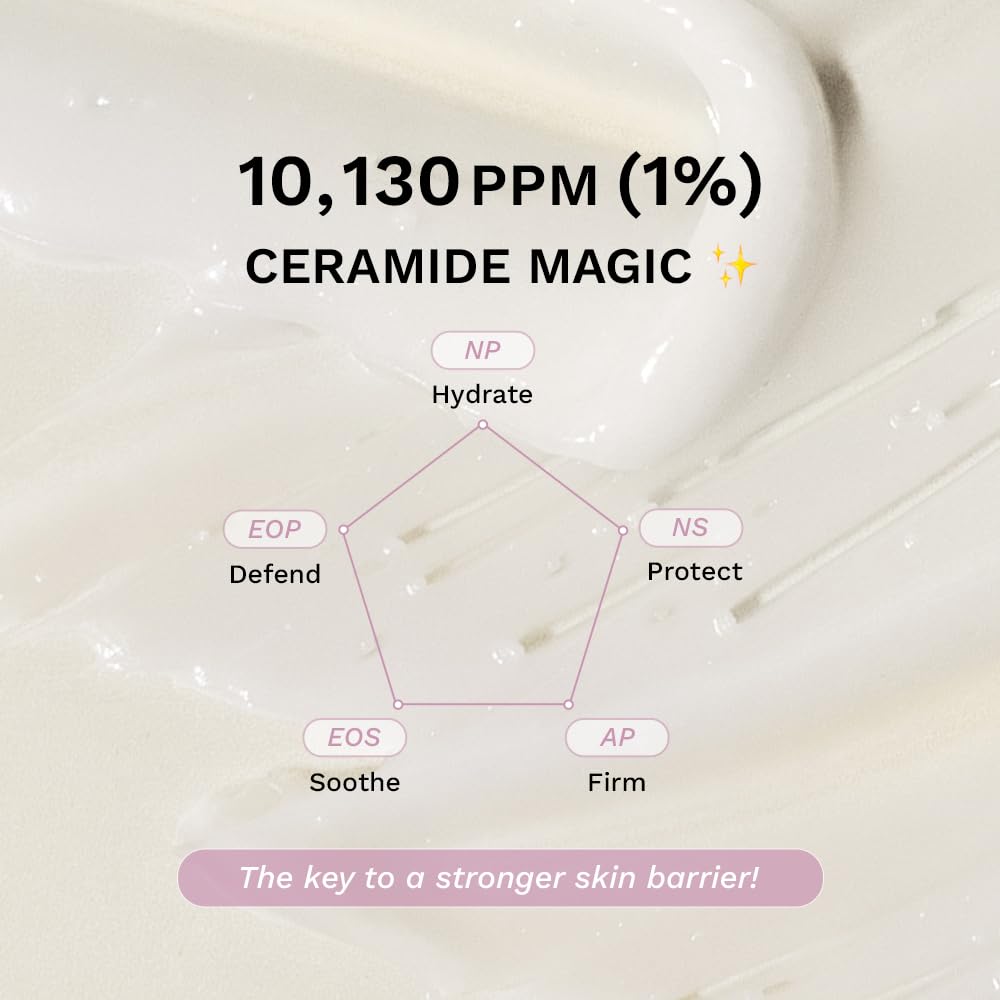 HARUHARU Wonder ceramide capsules inside emphasize moisture delivery.