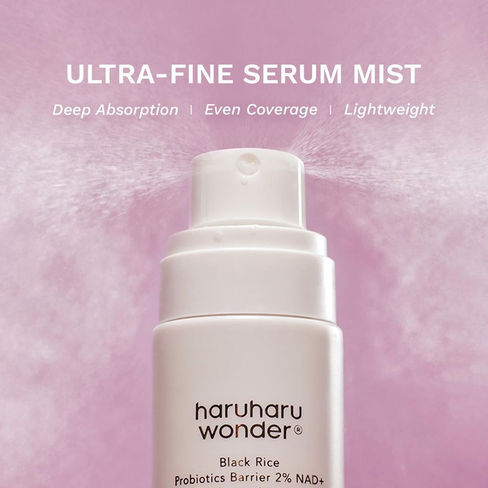 HARUHARU Wonder NAD+ 2% formula highlight with key ingredients