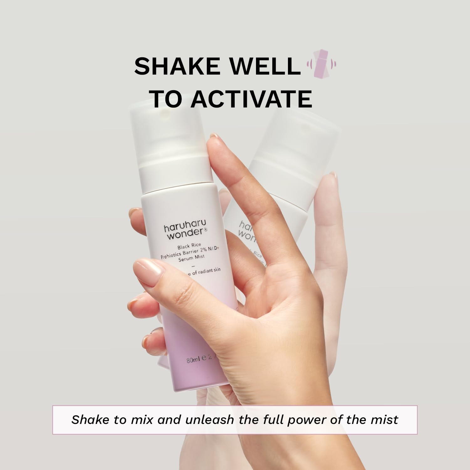 HARUHARU Wonder portable mist for travel and on-the-go use
