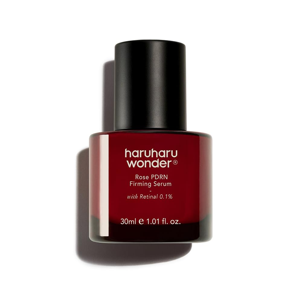 HARUHARU Wonder Rose PDRN Serum en bote, energiza la piel y ayuda a refrescar la tez.