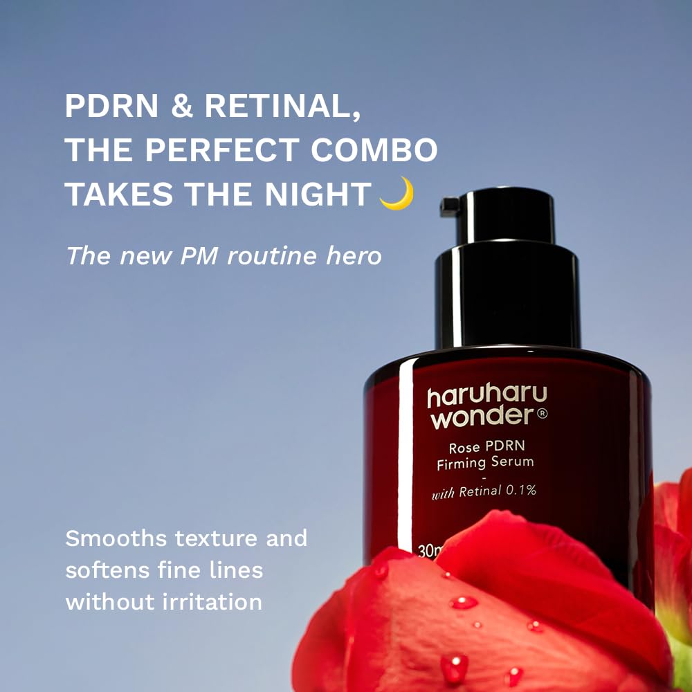 HARUHARU Wonder Rose PDRN Serum ingredientes veganos para piel sensible.