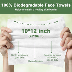 Harvanco face towels soft texture close-up, gentle on sensitive skin for daily cleansing.