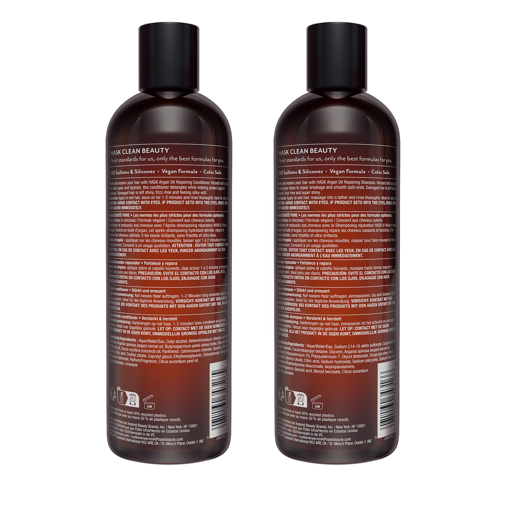 HASK control del frizz gracias a la fórmula de argán.