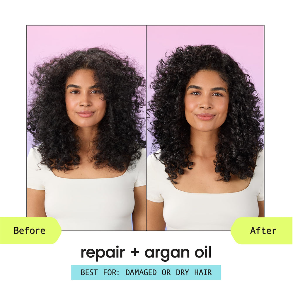 HASK Argan Oil Repairing Deep Conditioner Packette for intense hydration.