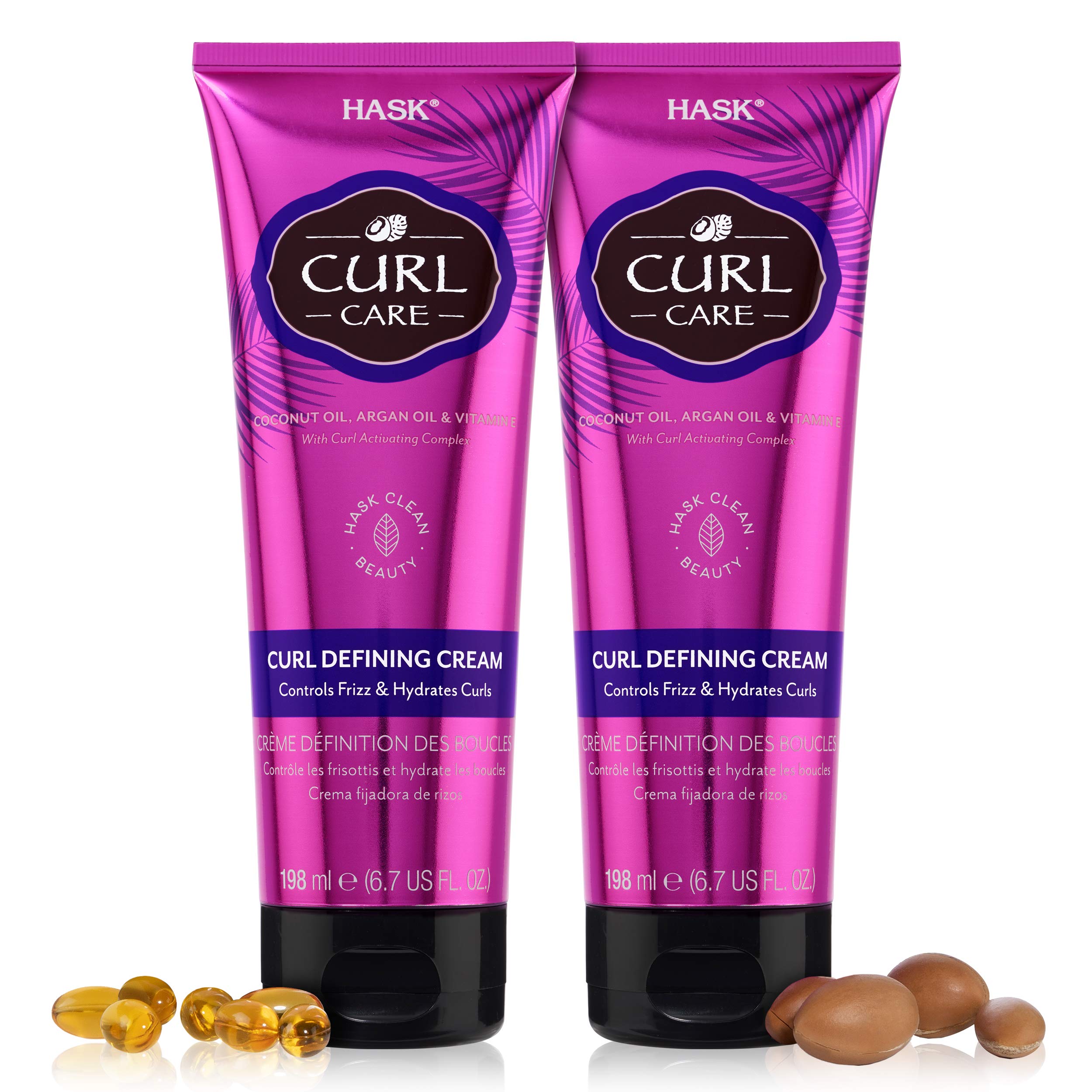 HASK crema-cabello-definicion-rizos para rizos definidos y suaves.
