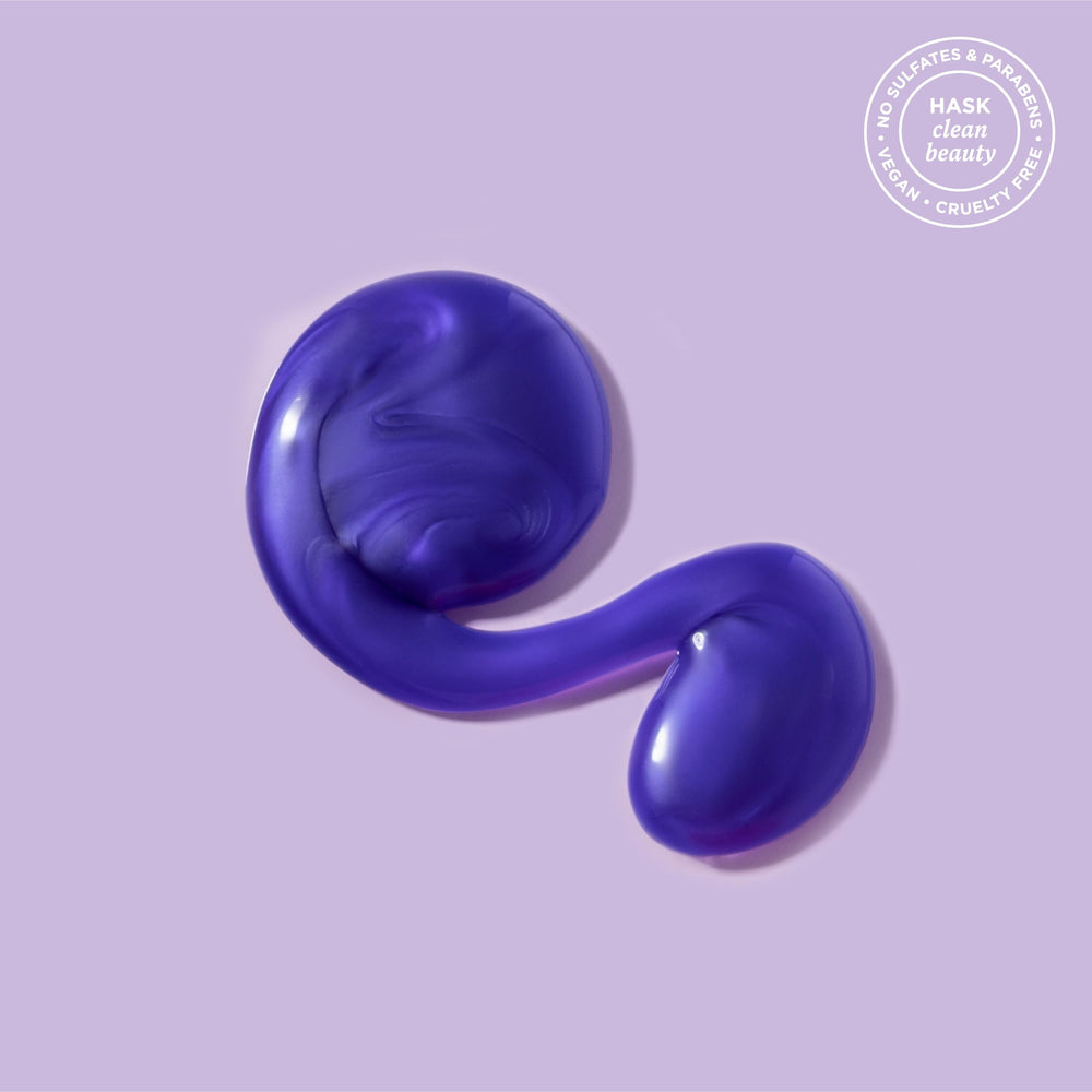 Acondicionador HASK con textura sedosa, facilita peinado y manejabilidad.