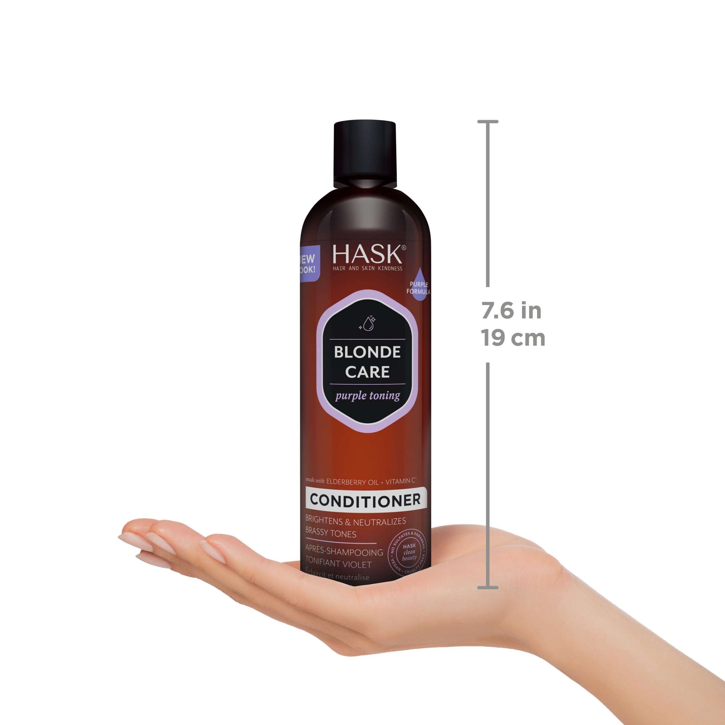 Champú HASK para ducha, aplicación sencilla durante la higiene diaria.