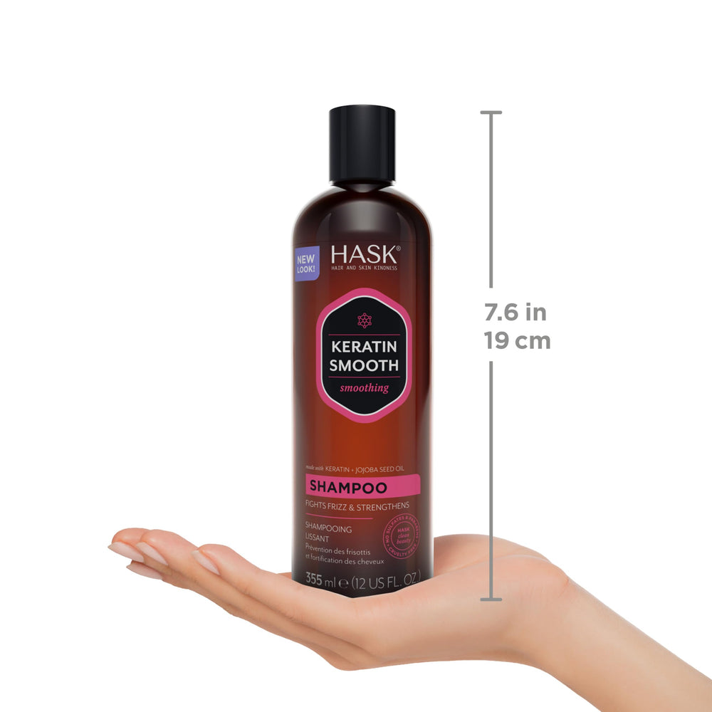 HASK Keratin Smoothing Brillo intenso y cabello sedoso