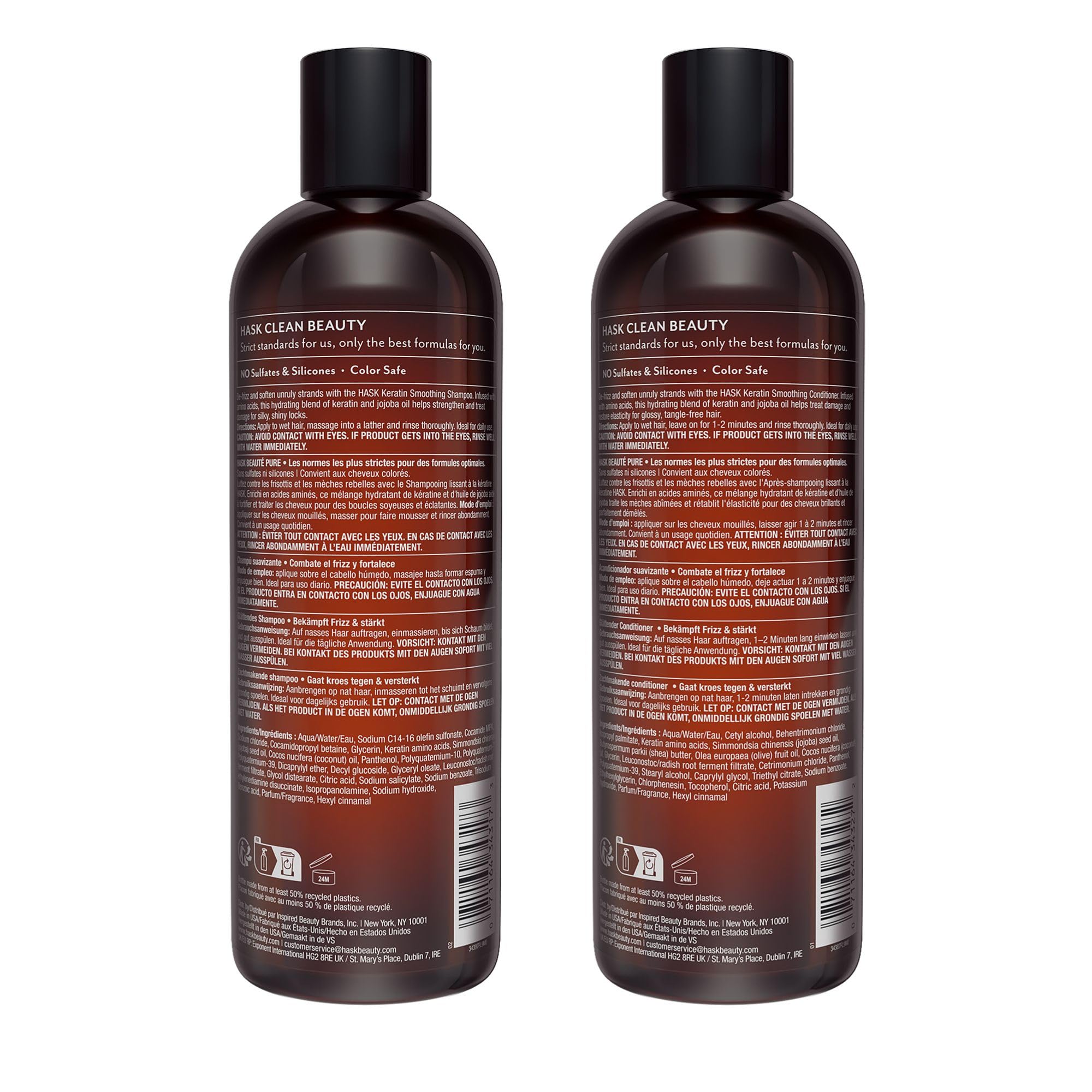 HASK Keratin Smoothing Empaque libre de crueldad animal