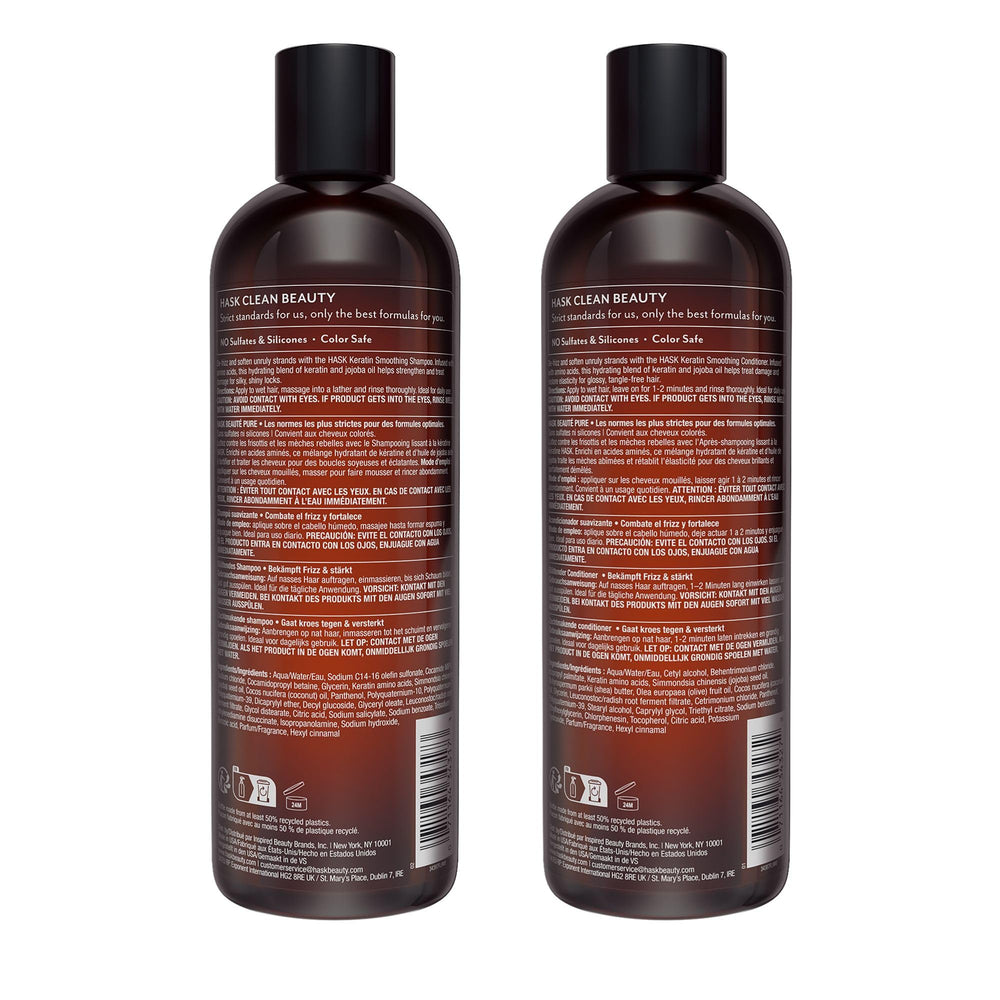 HASK Keratin Smoothing Empaque libre de crueldad animal