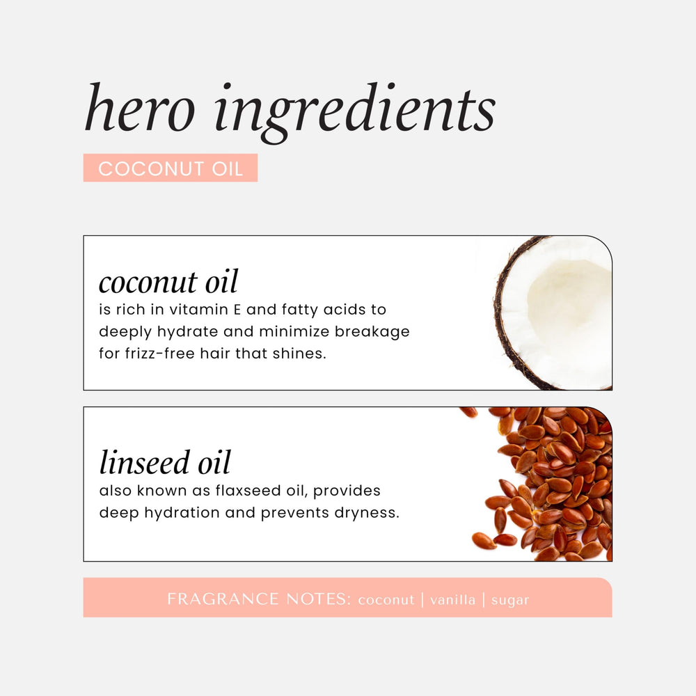 HASK Nourishing Coconut 5-in-1 helps thermal protection during styling sessions.
