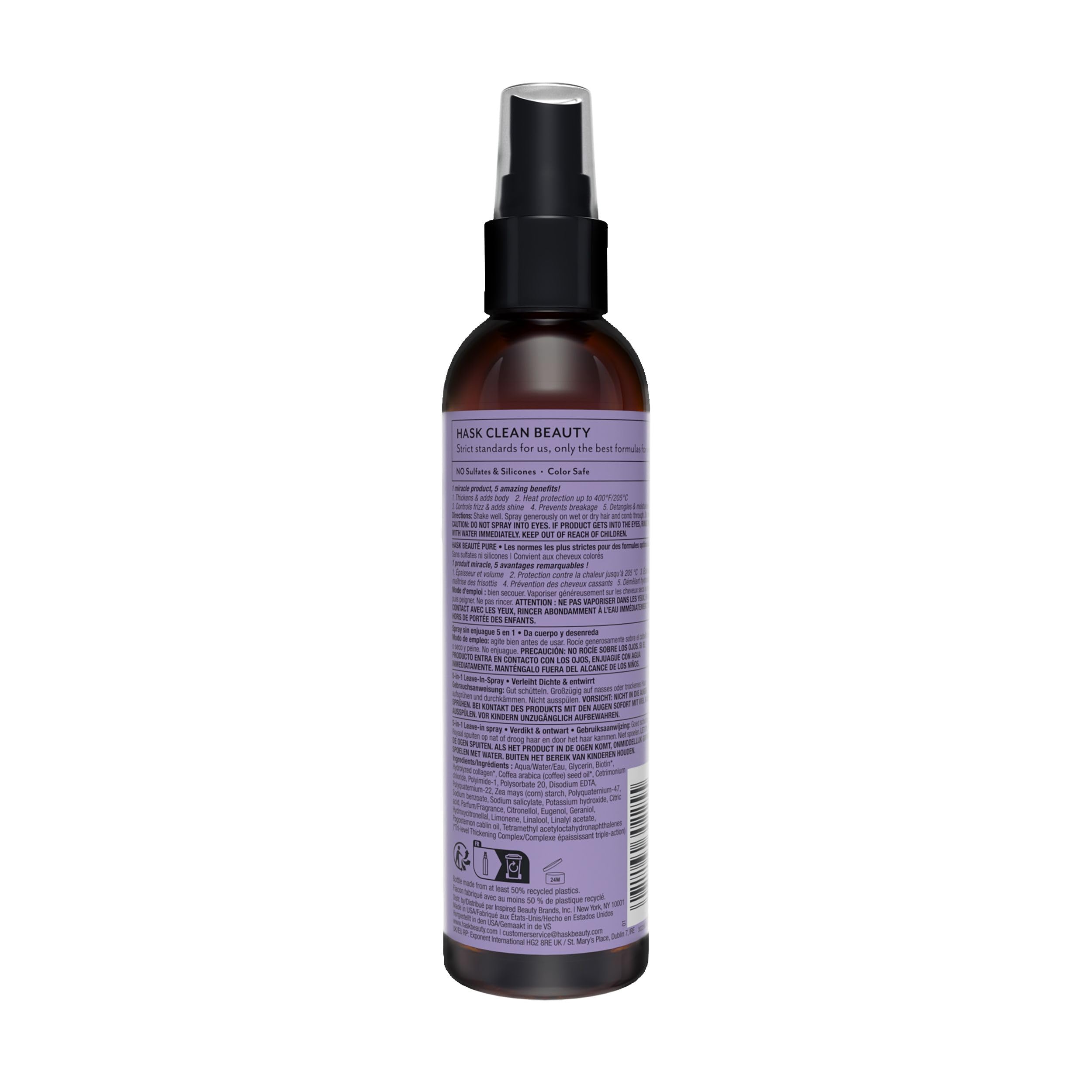 Uso diario con HASK para cabello ligero y manejable