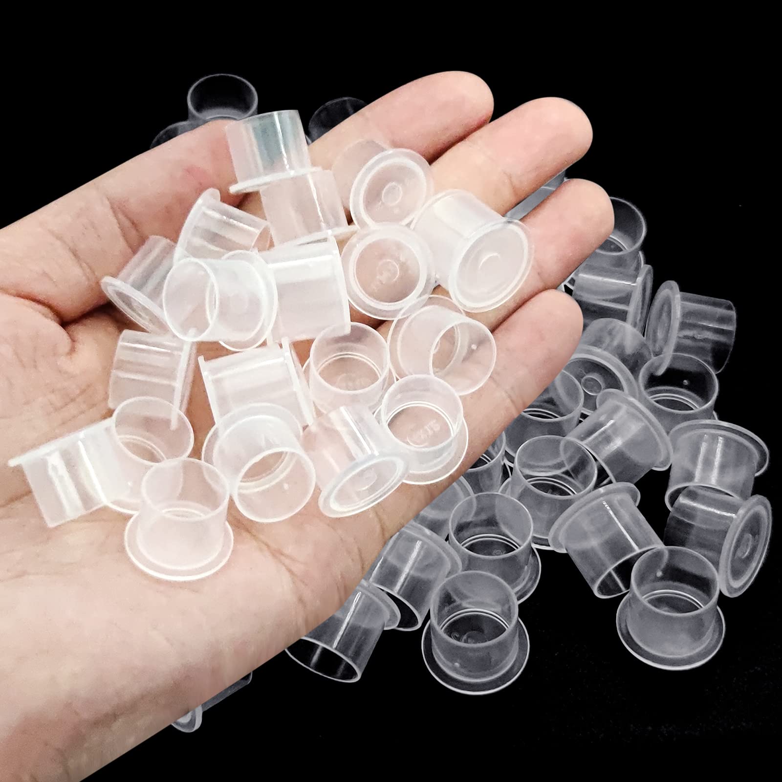 Hatonseyan paquete de 200 tazas tinta tatuaje para estudio.