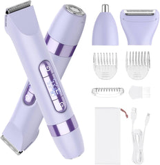 Hatteker 4-in-1 razor front view for efficient full-body grooming