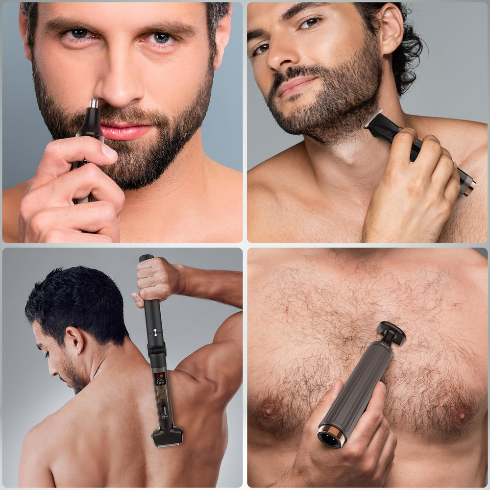 Hatteker cordless ergonomic grip ensures comfortable handling during grooming.
