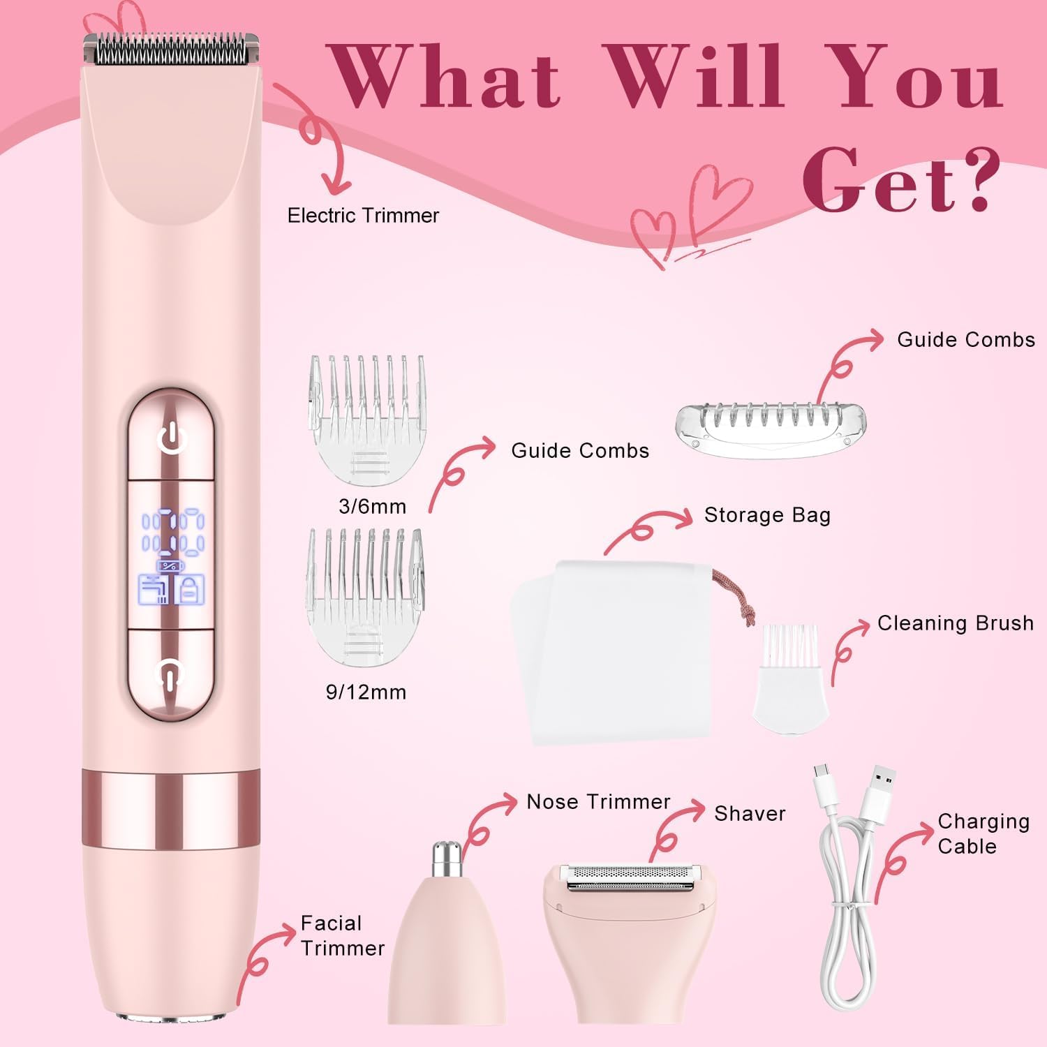 Hatteker facial-hair remover for comfortable lip-line grooming