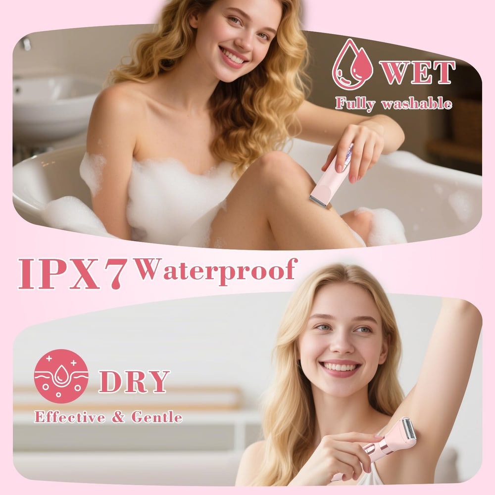 Hatteker hypoallergenic blades minimize irritation during sensitive-skin use