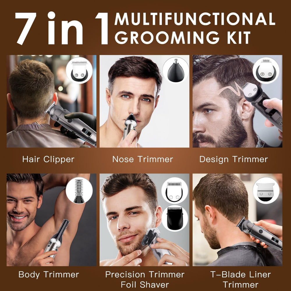 Hatteker waterproof trimmer designed for shower use and easy cleaning