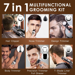 Hatteker waterproof trimmer designed for shower use and easy cleaning