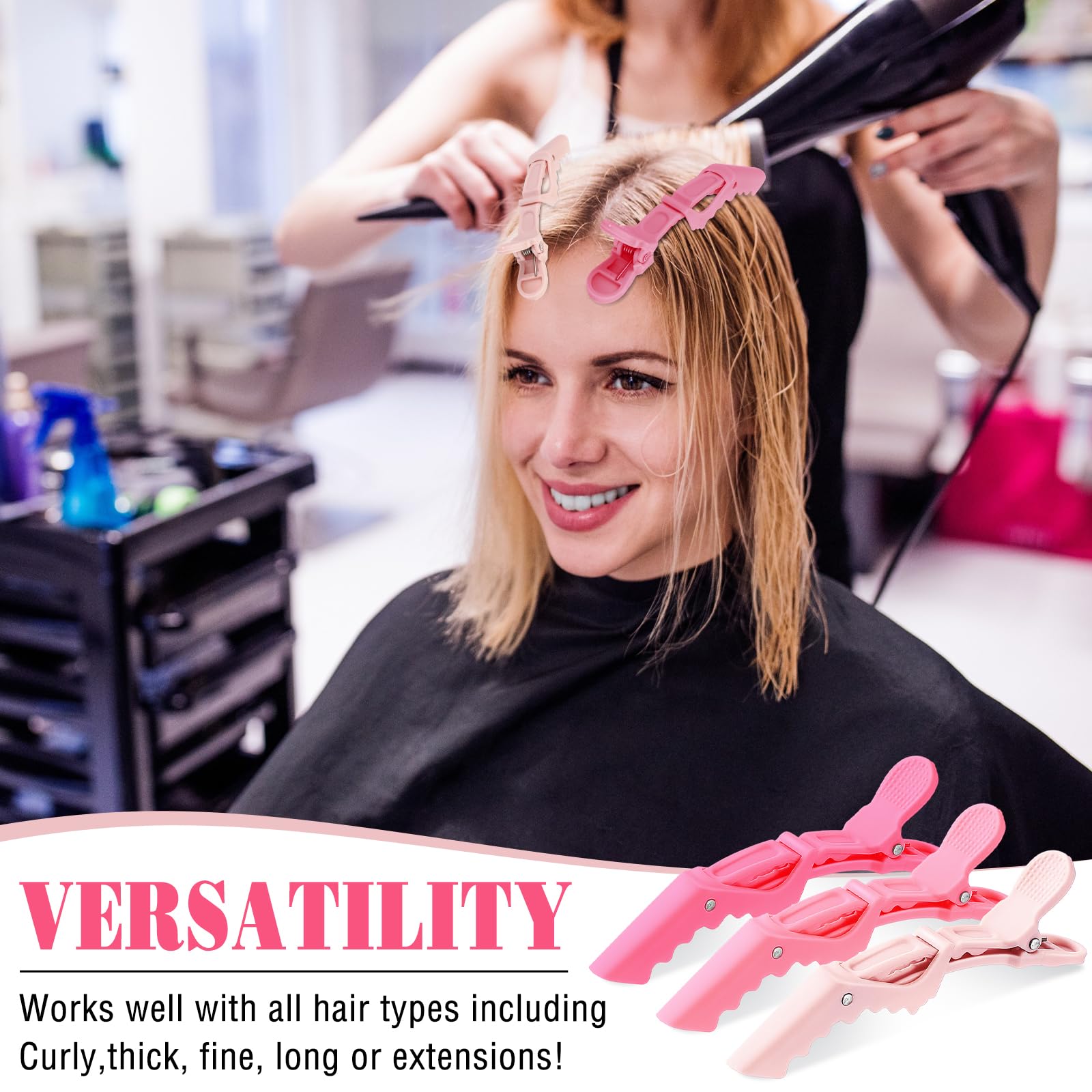 Havawish non-slip texture prevents pinching while handling delicate strands.
