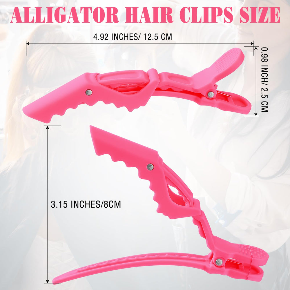 Havawish pink gradient clips secure hair firmly without slipping in any style.