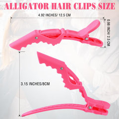 Havawish pink gradient clips secure hair firmly without slipping in any style.