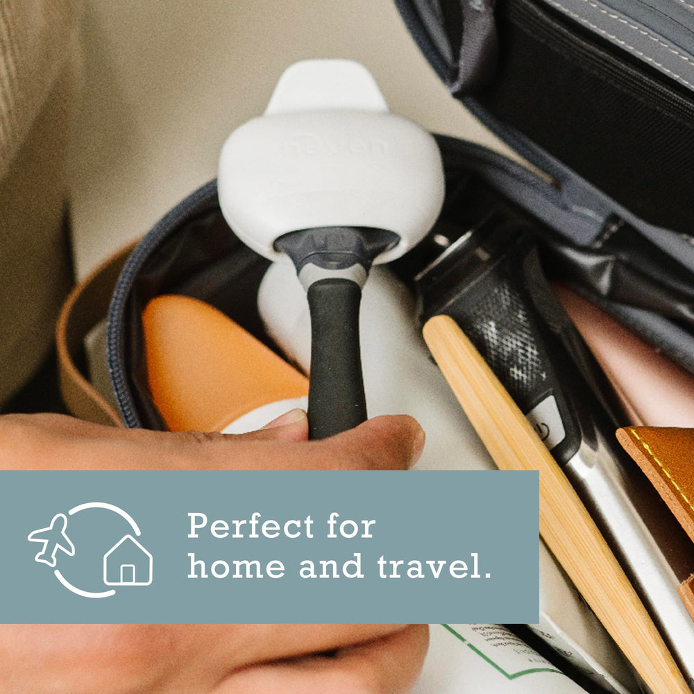 Haven travel-size protector fits in toiletry kits