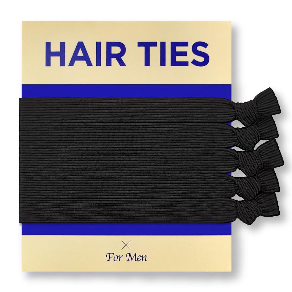 Lazo nudo HAVHAF para hombres con cabello largo, ideal para peinados diarios.