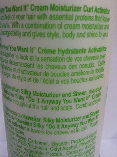 Hawaiian Silky curls definition and shine close-up showing enhanced texture.