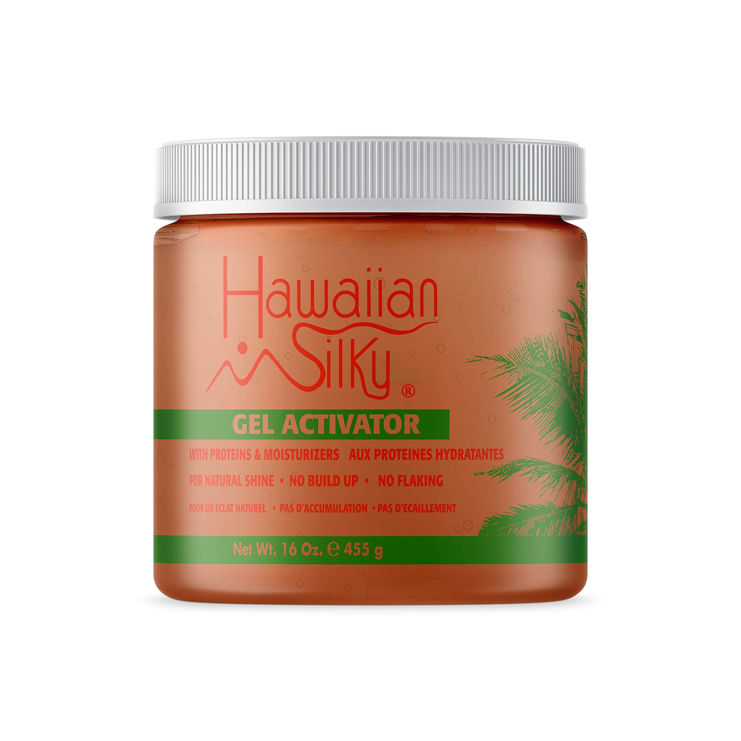 Hawaiian Silky Texturizing Gel Activator bottle for color treated hair